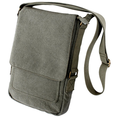 Vintage Canvas Military Tech Bag