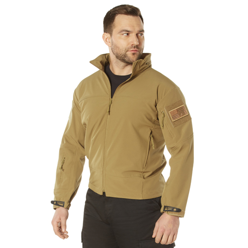 Tactical Mens Covert Ops Light Weight Soft Shell Jacket