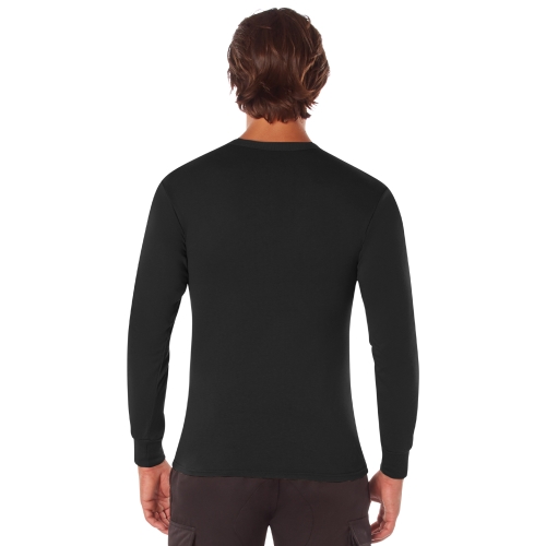 Mens Long Sleeve Solid T-Shirt