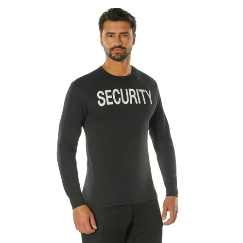 Ultra Force Mens 2-Sided Security Long Sleeve T-Shirt