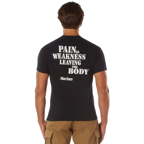 Mens Marines Pain Is Weakness T-Shirt