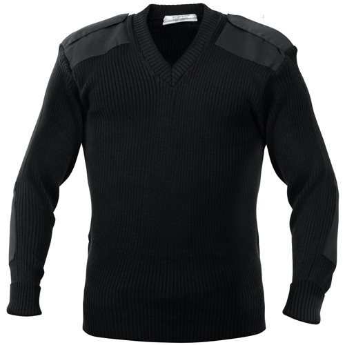 Mens GI Style Acrylic V-Neck Sweater