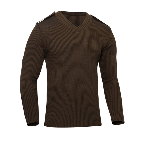 Mens GI Style Acrylic V-Neck Sweater