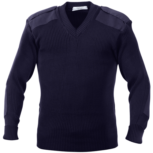 Mens GI Style Acrylic V-Neck Sweater