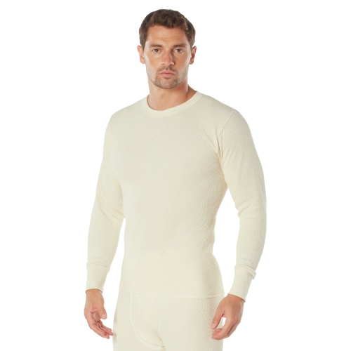 Mens Heavyweight Thermal Knit Underwear Top