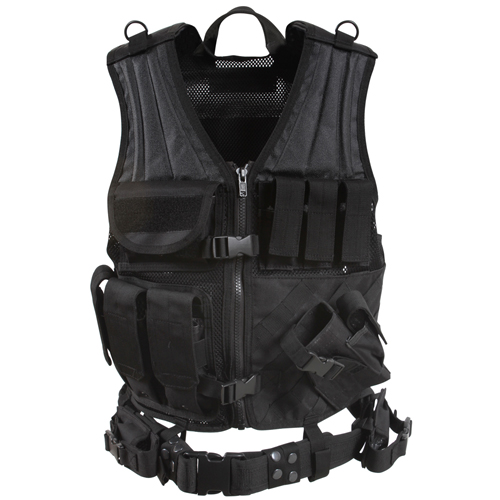 Ultra Force Cross Draw Molle Tactical Vest
