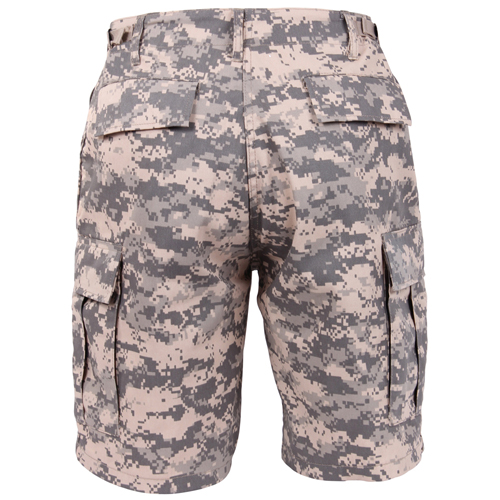 Mens Camo Poly/Cotton BDU Cargo Shorts