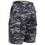 Mens Camo Poly/Cotton BDU Cargo Shorts