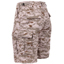 Mens Camo Poly/Cotton BDU Cargo Shorts