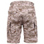 Mens Camo Poly/Cotton BDU Cargo Shorts