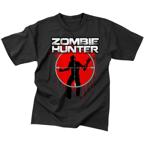 Mens Vintage Zombie Hunter T-Shirt