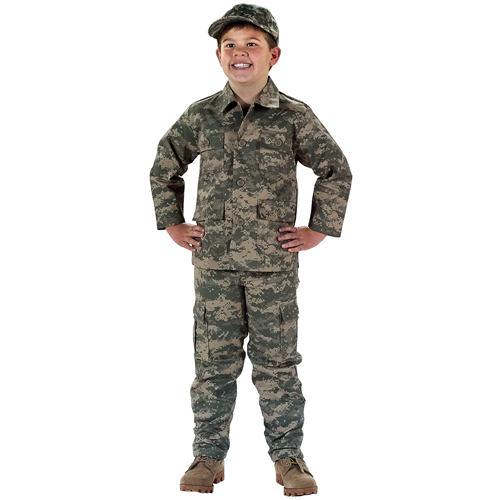 Ultra Force Kids Digital Camo BDU Shirt
