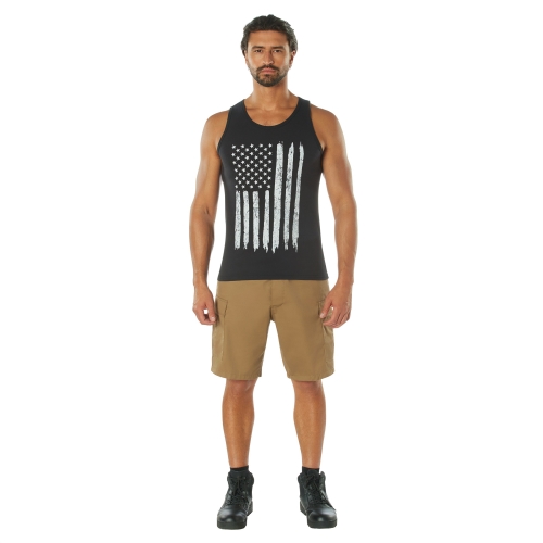 Ultra Force Distressed U.S. Flag Tank Top