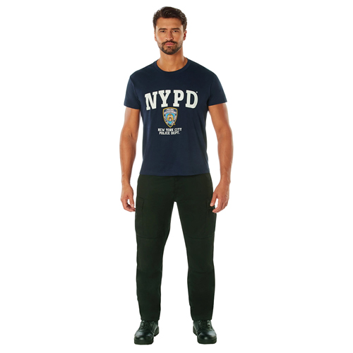 Mens Officially Licensed NYPD T-Shirt