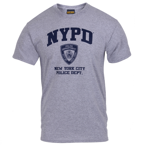 Mens Officially Licensed NYPD Physical Training T-Shirt