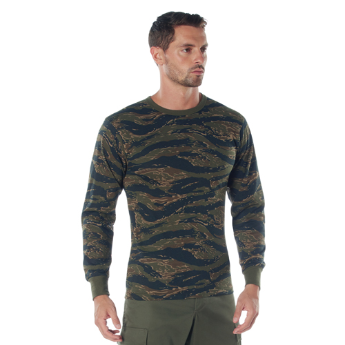 Ultra Force Mens Long Sleeve Camo T-Shirt