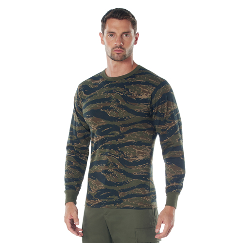 Ultra Force Mens Long Sleeve Camo T-Shirt