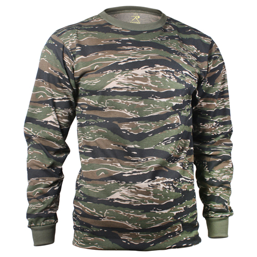 Ultra Force Mens Long Sleeve Camo T-Shirt