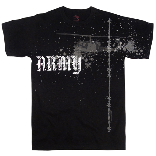 Mens Vintage Army Helicopter T-Shirt