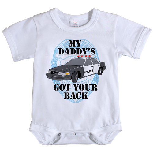 Infant My Daddys Got Your Back One Piece