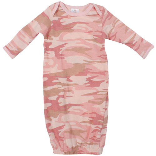 Infant Long Sleeve Camo Sleeper One-Piece