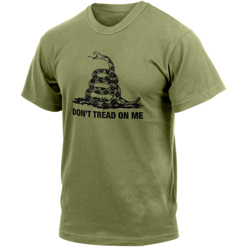 Mens Dont Tread On Me Vintage T-Shirt