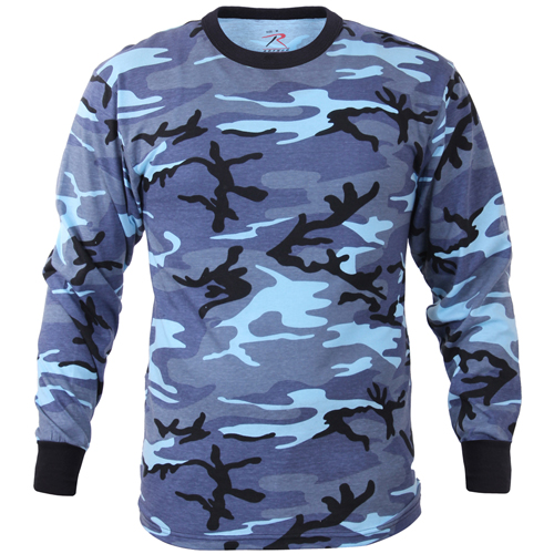 Ultra Force Mens Long Sleeve Camo T-Shirt