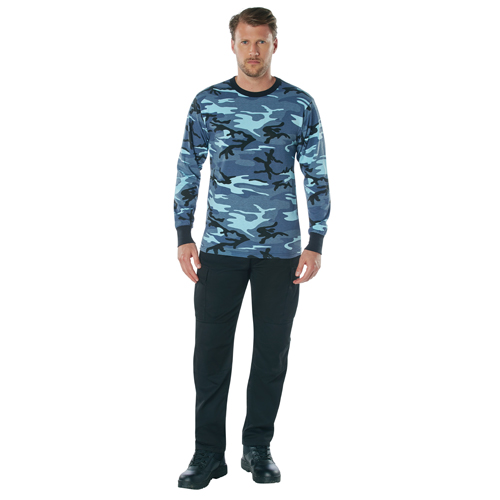 Ultra Force Mens Long Sleeve Camo T-Shirt