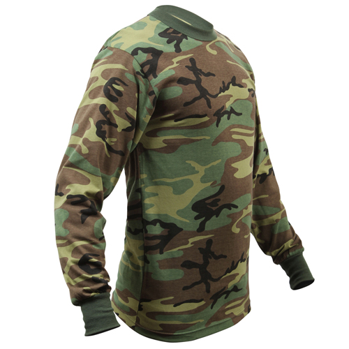 Ultra Force Mens Long Sleeve Camo T-Shirt
