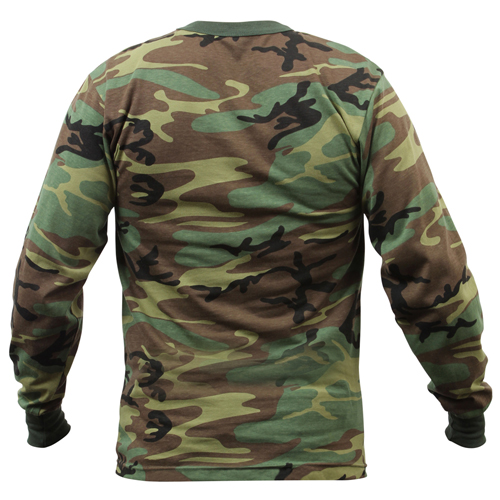Ultra Force Mens Long Sleeve Camo T-Shirt