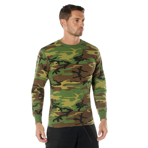 Ultra Force Mens Long Sleeve Camo T-Shirt