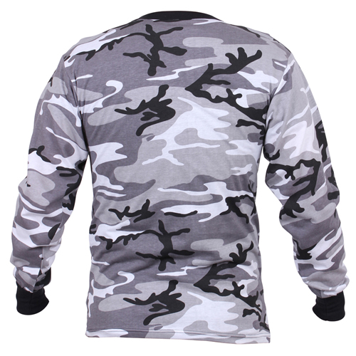 Ultra Force Mens Long Sleeve Camo T-Shirt