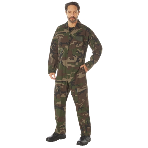 Men's Air Force Style 2 Way Front Zip Flightsuit