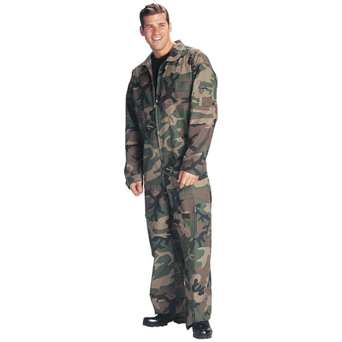 Mens Air Force Style 2 Way Front Zip Flightsuits