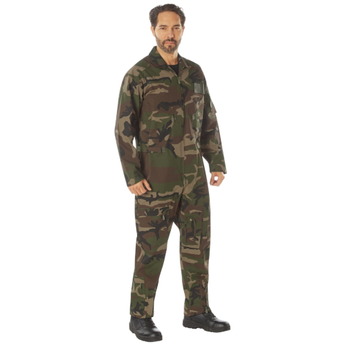 Men's Air Force Style 2 Way Front Zip Flightsuit