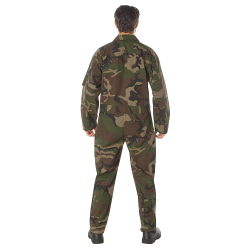 Men's Air Force Style 2 Way Front Zip Flightsuit