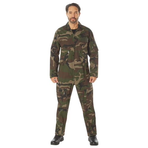 Men's Air Force Style 2 Way Front Zip Flightsuit