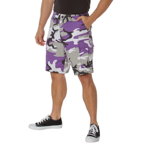 Ultra Force Mens Colored Camo BDU Shorts