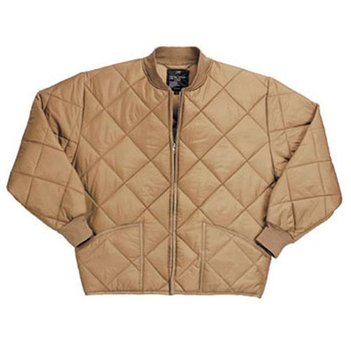 Mens Diamond Nylon Quilted Flight Jacket