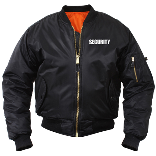 Mens MA-1 Flight Security Jacket
