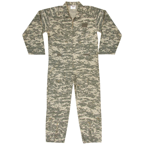 Men's Air Force Style 2 Way Front Zip Flightsuit