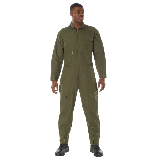 Men's Air Force Style 2 Way Front Zip Flightsuit