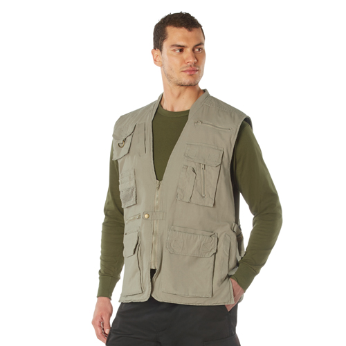 Mens Deluxe Safari Outback Vest