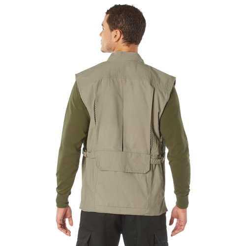Mens Deluxe Safari Outback Vest