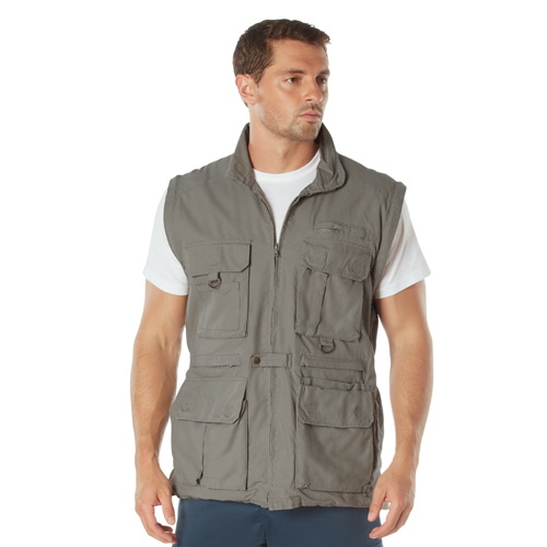 Mens Convertible Safari Jacket