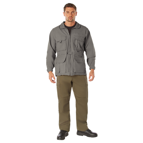 Mens Convertible Safari Jacket