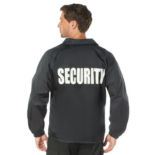 Mens Lined Coaches Security Jacket