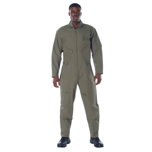 Men's Air Force Style 2 Way Front Zip Flightsuit