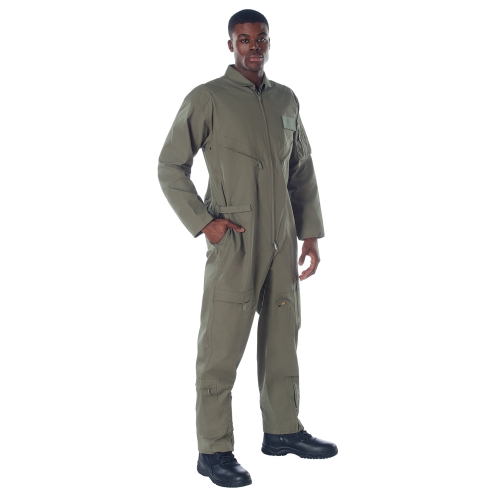 Men's Air Force Style 2 Way Front Zip Flightsuit