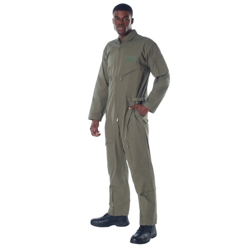 Men's Air Force Style 2 Way Front Zip Flightsuit